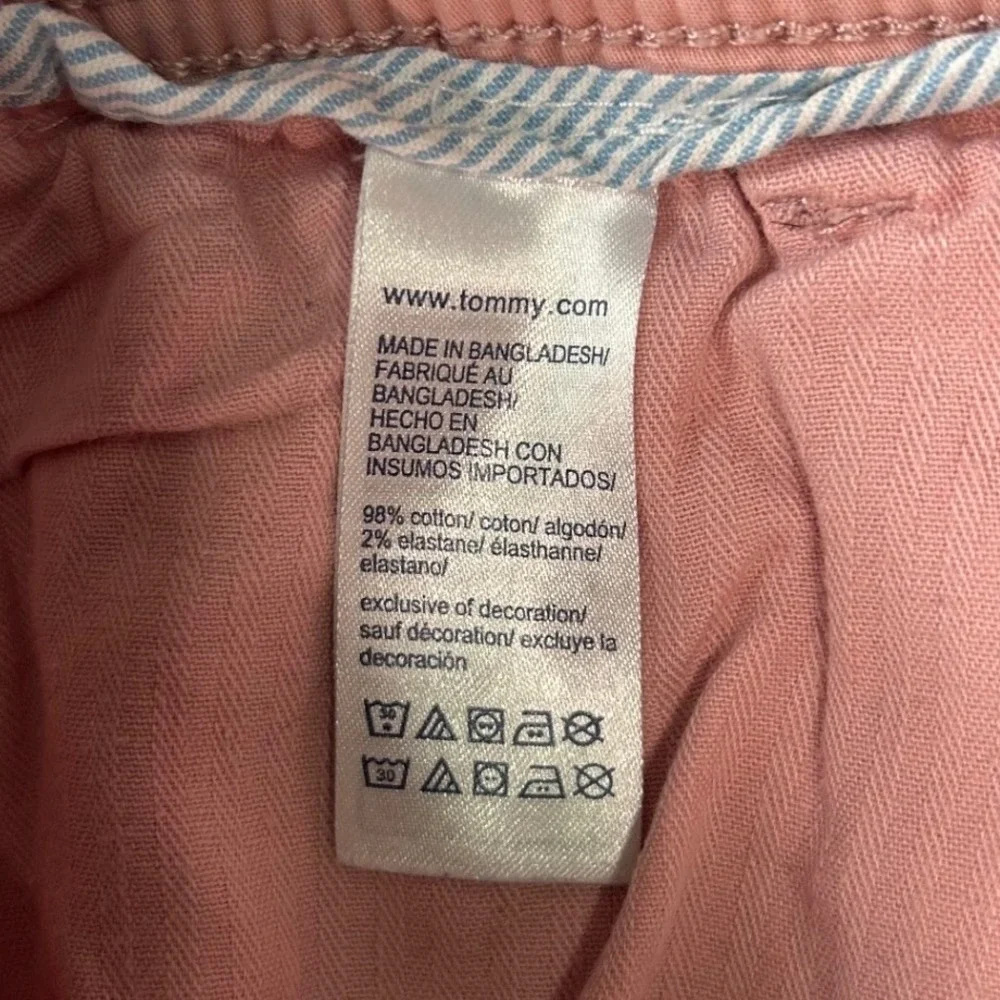 Tommy Hilfiger Kids Pink Cargo Jogger Pants XS 76J3580 660